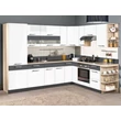 Kép 1/2 - Modena 290x215 L alakú konyha grafit – fehér