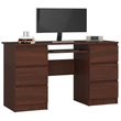Kép 1/7 - A-11 Íróasztal 6 fiókkal Wenge