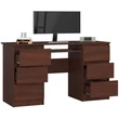 Kép 2/7 - A-11 Íróasztal 6 fiókkal Wenge