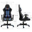 Kép 9/13 - F4G FG33 Gamer Forgószék Zöld