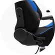 Kép 3/15 - F4G FG38 Gamer Forgószék Kék