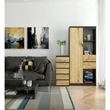 Kép 4/5 - CL5 Komód Grafit / Kézműves Tölgy