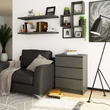 Kép 4/4 - K60 Komód 3 fiókkal Grafit