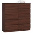 Kép 1/9 - K120 Komód 10 fiókkal Wenge