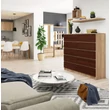 Kép 6/6 - K140 Komód 10 fiókkal Sonoma tölgy / Wenge