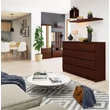 Kép 7/7 - K140 Komód 8 fiókkal Wenge