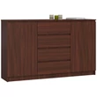 Kép 1/8 - K160 Komód 2 ajtóval 4 fiókkal Wenge
