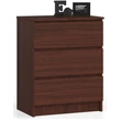 Kép 1/6 - K60 Komód 3 fiókkal Wenge