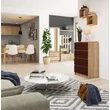 Kép 5/5 - K60 Komód 4 fiókkal Sonoma tölgy / Wenge