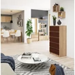 Kép 5/5 - K60 Komód 5 fiókkal Sonoma tölgy / Wenge