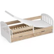 Kép 4/5 - PLAY Gyerekágy 180x80 Sonoma tölgy + Matrac