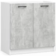 Kép 7/8 - OLIWIA Konyhablokk G1 180cm Fehér-Beton