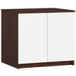 Kép 1/6 - STAR Akasztós szekrény rátét S60 Wenge / Fehér
