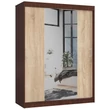 Kép 1/6 - Tolóajtós Gardróbszekrény 150cm Wenge / Sonoma tölgy