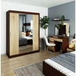 Kép 6/6 - Tolóajtós Gardróbszekrény 150cm Wenge / Sonoma tölgy