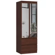 Kép 1/6 - STAR Akasztós szekrény S60 2 ajtóval és 2 fiókkal Wenge + LUSTRO