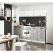 Kép 6/6 - OLIWIA Alsószekrény 80cm Fehér / Beton