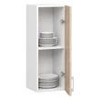 Kép 3/6 - LIMA Felsőszekrény 30cm / 72cm Fehér / Sonoma tölgy