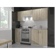 Kép 6/7 - LIMA Felsőszekrény 60cm Fehér / Sonoma tölgy