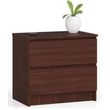 Kép 1/7 - K60 Komód 2 fiókkal Wenge