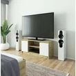 Kép 4/4 - K120 TV szekrény 2 ajtóval Kézműves Tölgy / Fehér
