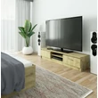 Kép 4/4 - K160 TV szekrény Kézműves Tölgy