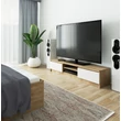 Kép 6/6 - K160 TV szekrény Sonoma tölgy / Fehér