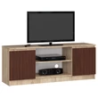 Kép 1/8 - K140 TV szekrény 2 ajtóval Sonoma tölgy / Wenge