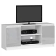 Kép 1/7 - K120 TV szekrény 2 ajtóval Fényes szürke