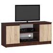 Kép 1/8 - K120 TV szekrény 2 ajtóval Wenge / Sonoma tölgy