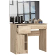 Kép 2/6 - Fésülködőszekrény tükörrel P-2 / SL 900x600 Balos Sonoma tölgy