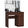 Kép 1/6 - Fésülködőszekrény tükörrel P-2 / SL 900x600 Jobbos Wenge
