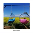 Kép 6/32 - Függő fotel, átlátszó/arany/rózsaszín, BUBBLE NEW TYP 1