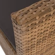Kép 9/34 - Kerti rattan szett, világosbarna/szürkésbarna, SAGIR