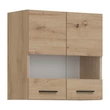 Kép 3/3 - PATI Felső vitrines szekrény 60cm 2 ajtóval Artisan tölgy Fronttal Kép 3/3 - PATI Felső vitrines szekrény 60cm 2 ajtóval Artisan tölgy Fronttal