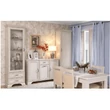 Kép 6/6 - Vitrines szekrény 1W2S, woodline bézs, TIFFY 04