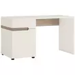 Kép 7/8 - PC-asztal, fehér extra magasfényű HG/tölgy sonoma sötét trufla, LYNATET TYP 80