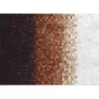 Kép 1/8 - Luxus bőrszőnyeg, fehér/barna /fekete, patchwork, 170x240, bőr TIP 7