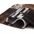 Kép 6/9 - Luxus bőrszőnyeg, fekete/barna/fehér, patchwork, 201x300, bőr TIP 4