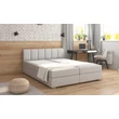 Kép 5/5 - Boxspring ágy 160x200, világosszürke, RIANA KOMFORT