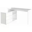 Kép 3/5 - Univerzális sarok PC-asztal, fehér, TERINO