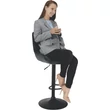 Kép 5/14 - Bárszék, sötétzöld Velvet anyag, CHIRO