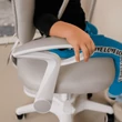 Kép 15/16 - Növekvő szék alappal és pántokkal, szürke/fehér, ANAIS