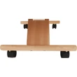 Kép 8/22 - Ergonomikus térdelőszék, szürkésbarna Taupe/bükkfa, FLONET