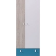 Kép 1/2 - PLANET SYSTEM 3 akasztós szekrény fehér - tölgy - tengerkék színű, kétajtós, egyfiókos
