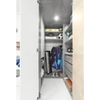 Kép 2/3 - SIGMA SYSTEM 1 gardróbsziget 135 x 135 cm, fehér - beton színű