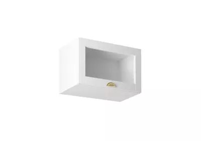 Linea White G60KSN felső konyhaszekrény, fehér / arany