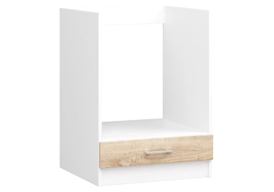 LIMA Konyhabútor elem beépíthető sütőhöz 60cm Fehér / Sonoma tölgy