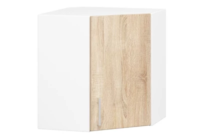 LIMA Felsőszekrény 60cm / 60N Fehér / Sonoma tölgy