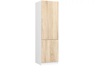 LIMA Magas szekrény 60cm Fehér / Sonoma tölgy